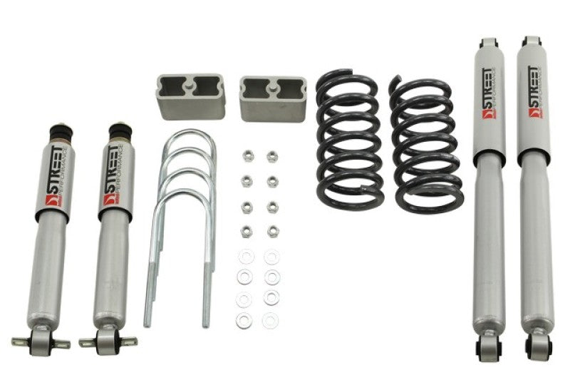 BT Lower Kit w SP Shocks - Belltech LOWERING KIT WITH SP SHOCKS