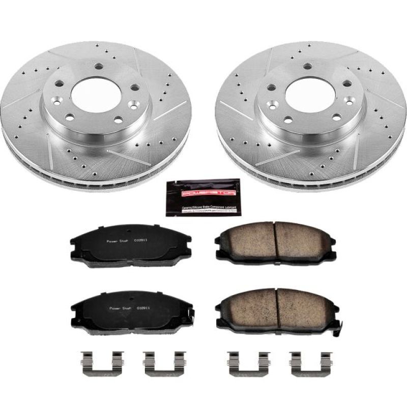 PSB Z23 Evolution Kit - Power Stop 04-05 Kia Sedona Front Z23 Evolution Sport Brake Kit
