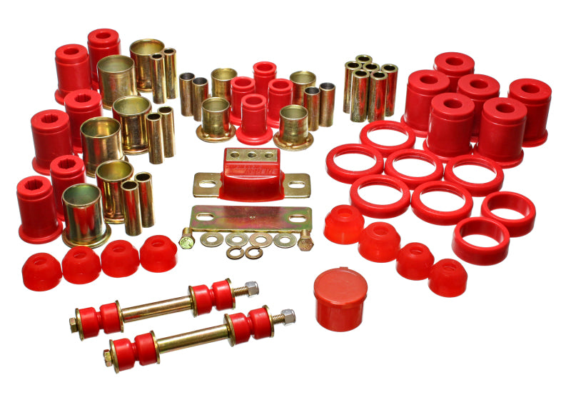 ES Hyper-Flex Sets - Red - Energy Suspension 80-90 Chevrolet Belair/Biscayne/Caprice/Impala/Station Wagon Red Hyper-flex Master