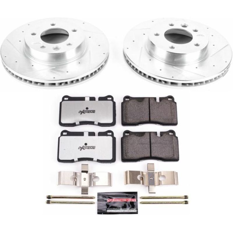 PSB Z26 Street Warrior Kit - Power Stop 06-17 Volkswagen Touareg Front Z26 Street Warrior Brake Kit