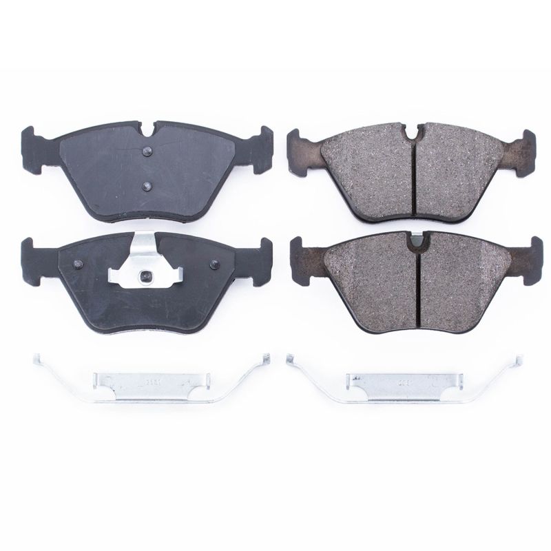 PSB Z17 Evolution Brake Pads - Power Stop 01-06 BMW 330Ci Front Z17 Evolution Ceramic Brake Pads w/Hardware