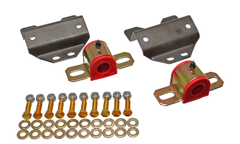 ES Grease Sway Bush - Red - Energy Suspension 67-72 Dodge Dart / 65-69 Charger Red 15/16in Greaseable Bushing Adapter Kit