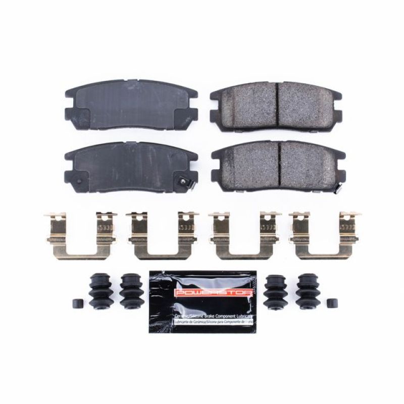 PSB Z23 Evolution Brake Pads - Power Stop 96-99 Acura SLX Rear Z23 Evolution Sport Brake Pads w/Hardware