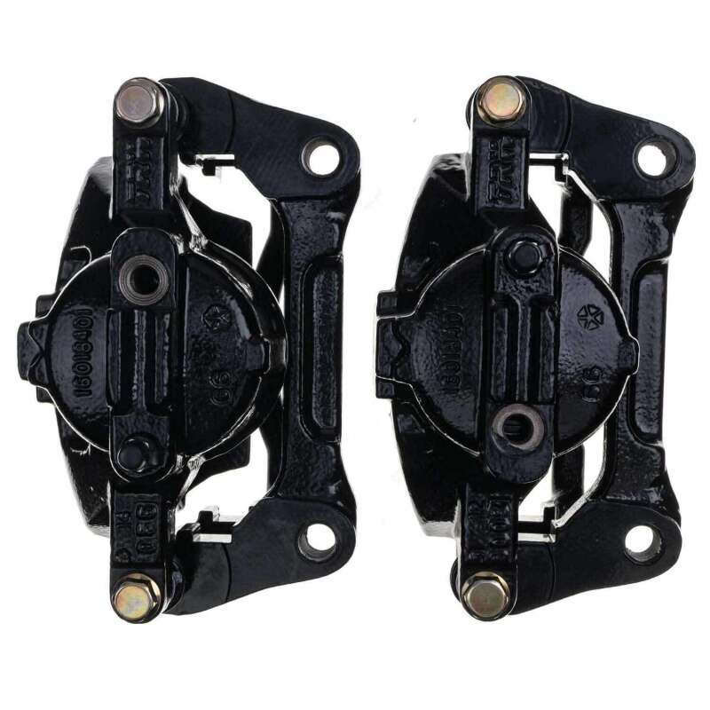 PSB Black Calipers - Power Stop 08-16 Chrysler Town & Country Front Black Caliper - Pair w/Bracket