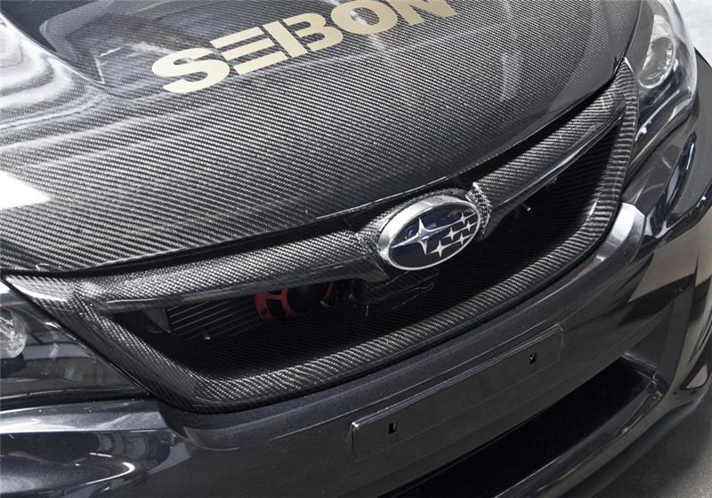 SEI Grilles - Seibon 11-13 Subaru Impreza/WRX/STi Carbon Fiber Front Grill