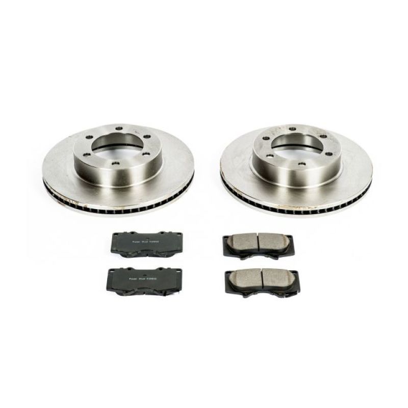 PSB Autospecialty Kit - Power Stop 01-07 Toyota Sequoia Front Autospecialty Brake Kit