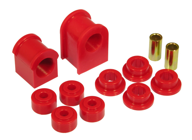 PRO Sway/End Link Bush - Red - Prothane 88-94 Ford Front Sway Bar Bushings - 1 1/8in - Red