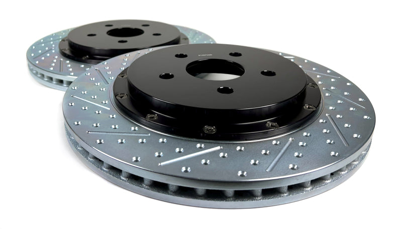 BAE Eradispeed Rotors - Baer Brakes 16-24 Chevy Camaro SS Eradispeed+ Rear SDZ 2-Piece Performance Brake Rotors