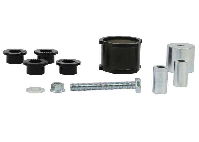 WL Bushings - Steering Rack - Whiteline 05-07 Subaru WRX Sedan and Wagon / 05-07 Subaru STi  Front H/duty steer rack bushes
