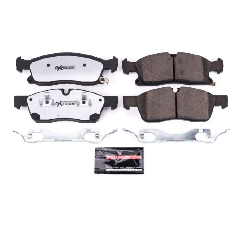 PSB Z36 Truck & Tow Brake Pads - Power Stop 2017 Dodge Durango Front Z36 Truck & Tow Brake Pads w/Hardware