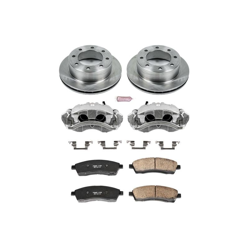 PSB Autospecialty Kit - Power Stop 99-00 Ford F-350 Super Duty Rear Autospecialty Kit w/Cals