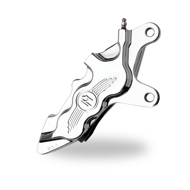 PFM Brake Calipers - Performance Machine Front 6 Piston Diff Bore Caliper - Chrome