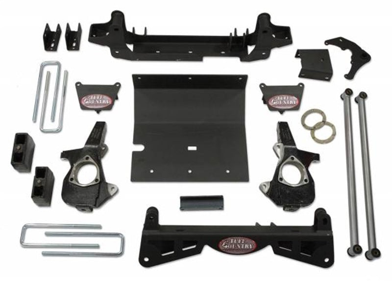 TUF Lift Kits - Tuff Country 01-10 Chevy Silverado 2500HD 4x4 6in Lift Kit (w/3pc Sub Frame No Shocks)
