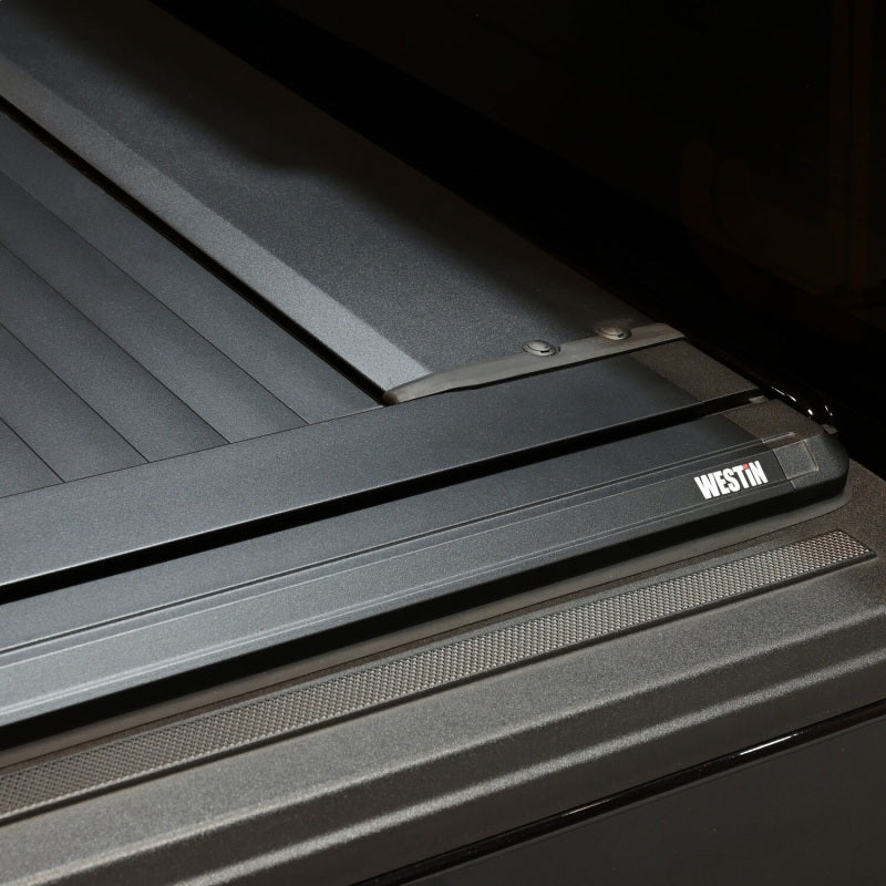 WES Electric Retractable Tonneau - Westin 15-25 Ford F-150 (Incl. 22-25 Lightning) 5.5ft Bed Electric Retractable Tonneau Cover - Black