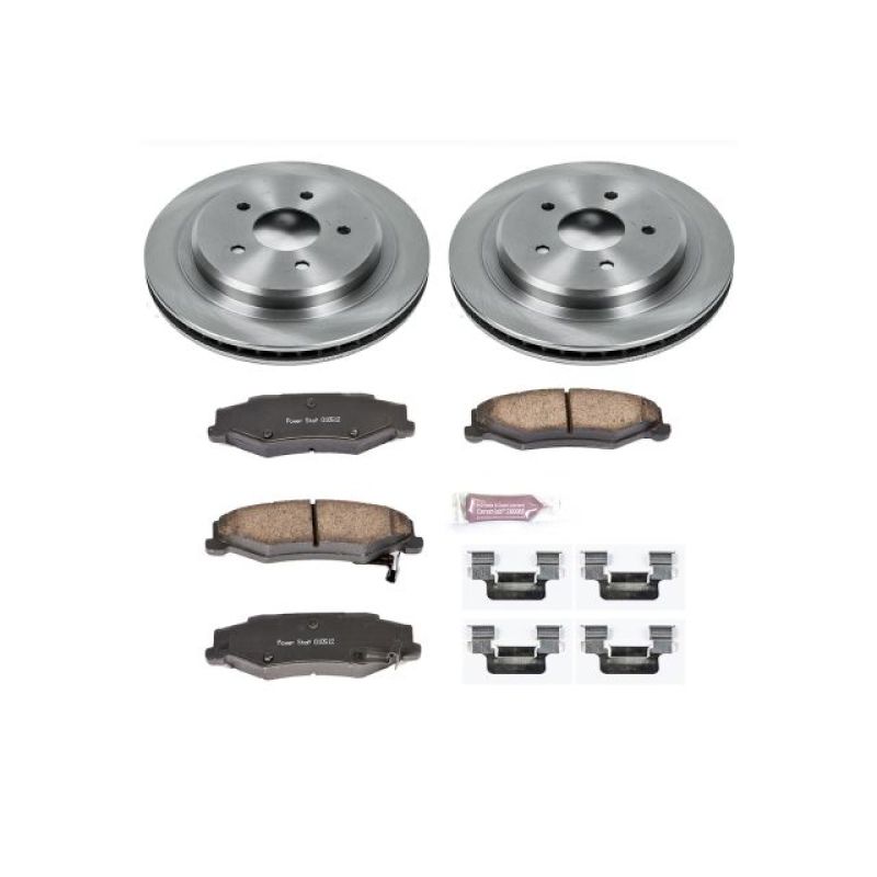 PSB Autospecialty Kit - Power Stop 04-09 Cadillac XLR Rear Autospecialty Brake Kit