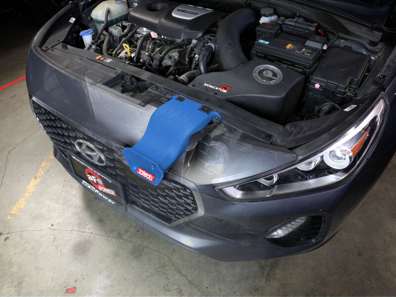 AFE Air Scoops - aFe 18-20 Hyundai Elantra GT L4-1.6L (t) Takeda Momentum Dynamic Air Scoop - Blue
