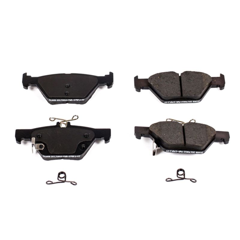 PSB Z17 Evolution Brake Pads - Power Stop 2019 Subaru Ascent Rear Z17 Evolution Ceramic Brake Pads w/Hardware