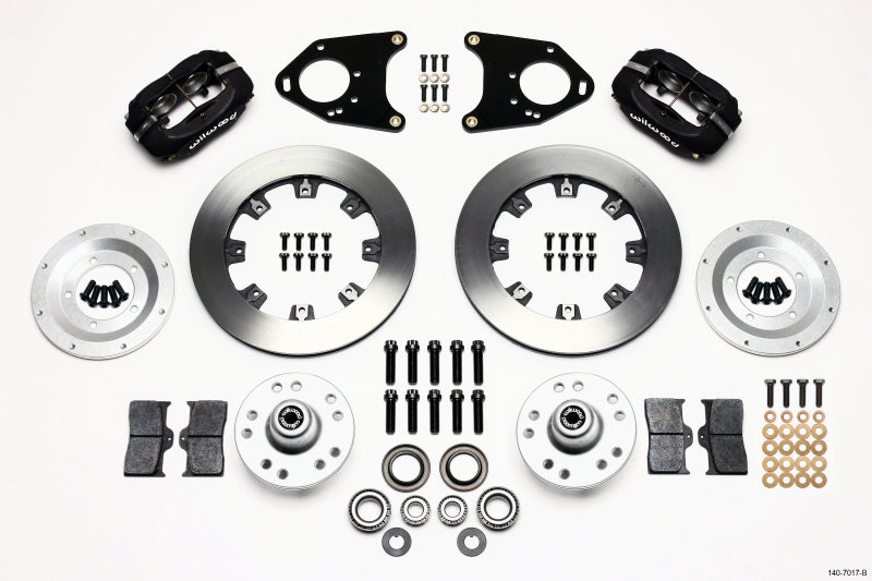 WIL Dynalite Brake Kit - Wilwood Forged Dynalite Front Kit 12.19in 71-80 Pinto/Mustang II Disc & Drum