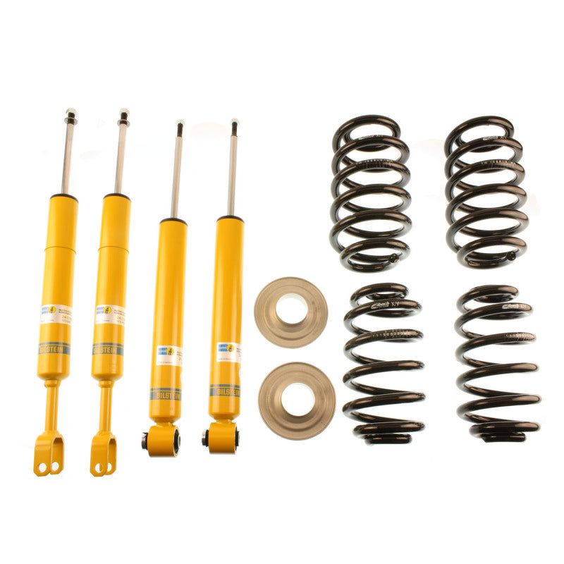 BIL B12 Series Suspension Kits - Bilstein B12 2003 Audi A4 Quattro Base Front and Rear Complete Suspension Kit