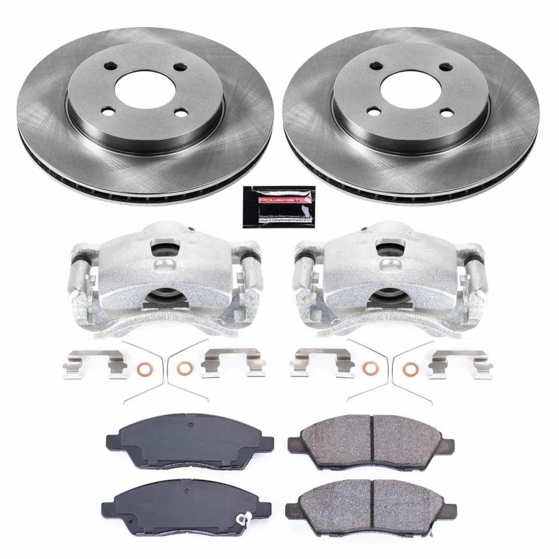 PSB Autospecialty Kit w/Cals - Power Stop 2012 Nissan Versa Front Autospecialty Brake Kit w/Calipers