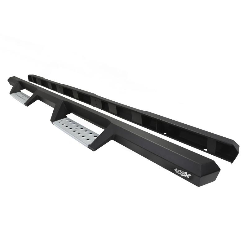WES Nerf Bars - HDX Drop - Westin 22-23 Toyota Tundra CrewMax HDX Stainless Drop Nerf Step Bars - Tex. Blk