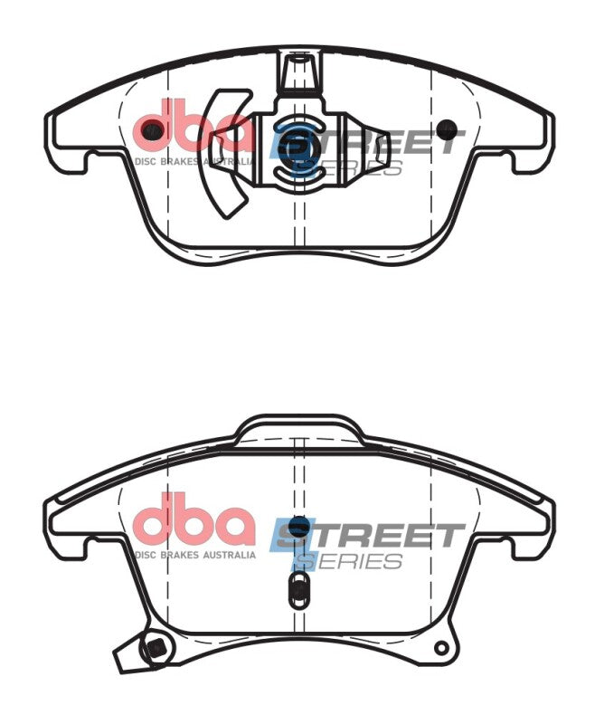DBA Street Series Brake Pads - DBA 14-19 Ford Fusion Hybrid Street Series Front Brake Pads