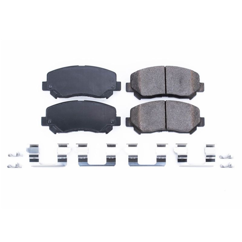 PSB Z17 Evolution Brake Pads - Power Stop 15-17 Chrysler 200 Front Z17 Evolution Ceramic Brake Pads w/Hardware
