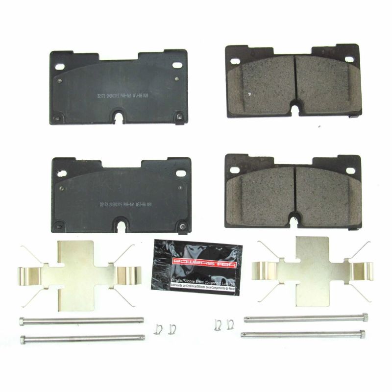 PSB Z23 Evolution Brake Pads - Power Stop 2019 Chevrolet Silverado 1500 Front Z23 Evolution Sport Brake Pads w/Hardware