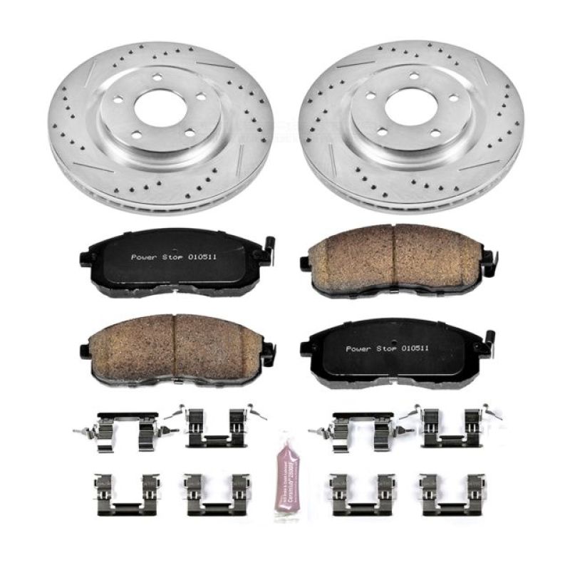 PSB Z23 Evolution Kit - Power Stop 11-17 Nissan Juke Front Z23 Evolution Sport Brake Kit