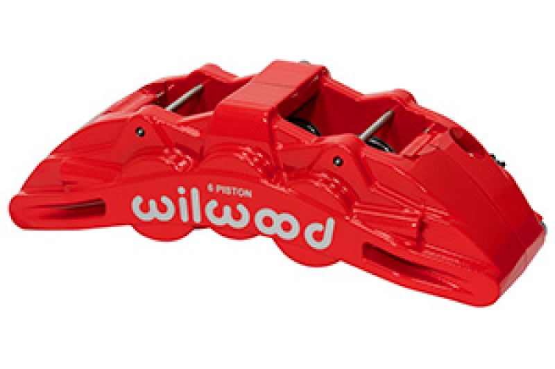 WIL SX6R Caliper - Wilwood Caliper Red SX6R 5.40in Piston 1.25in Disc