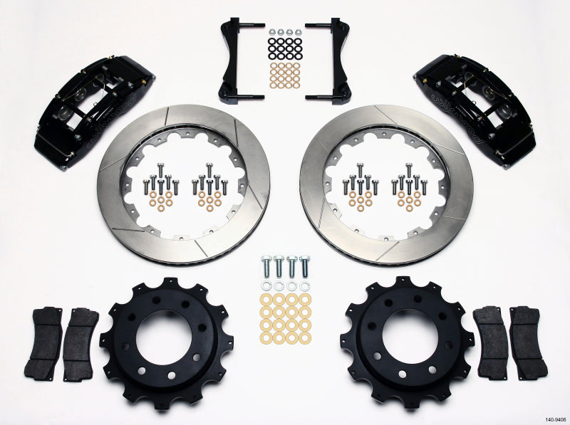 WIL TC6R Brake Kit - Wilwood TC6R Rear Kit 16.00in 1999-2010 GM Trk 2500 HD 4.84 Cntr