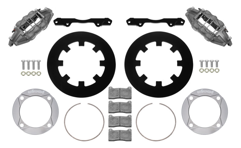 WIL UTV Big Brake Kits - Wilwood 2014+ Polaris RZR XP 1000 Front Kit 11.25in - Anodized