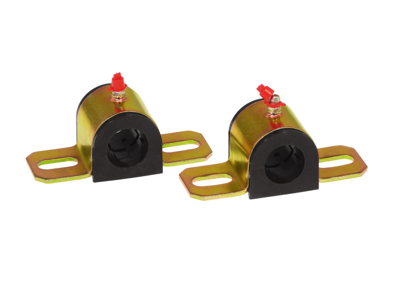 PRO Sway/End Link Bush - Blk - Prothane Universal Greasable Sway Bar Bushings - 26MM - Type B Bracket - Black