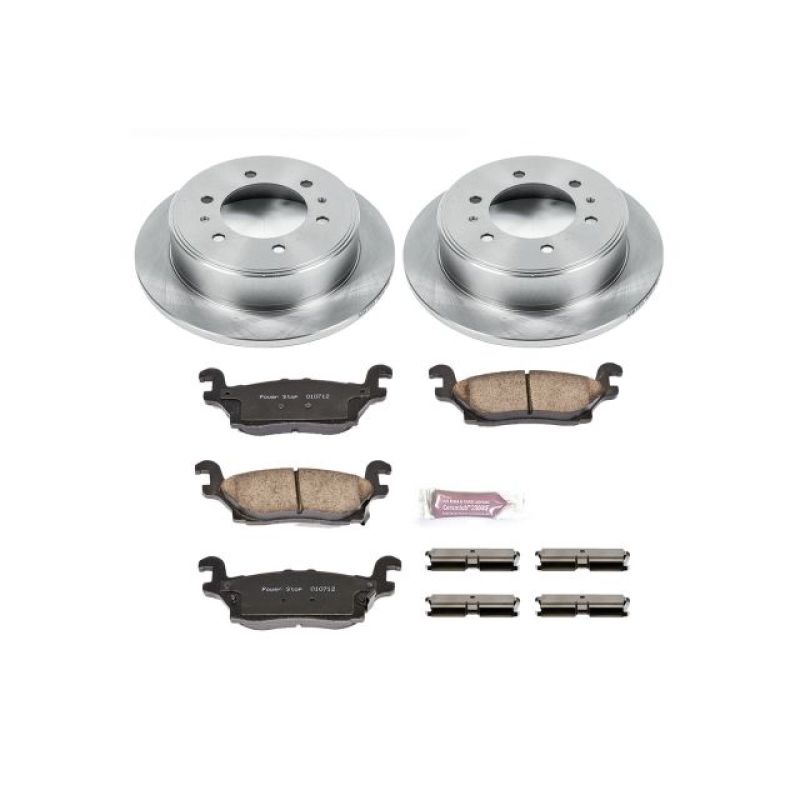 PSB Autospecialty Kit - Power Stop 06-10 Hummer H3 Rear Autospecialty Brake Kit