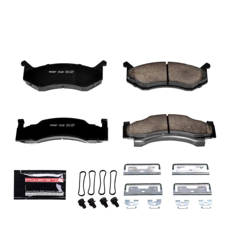 PSB Z23 Evolution Brake Pads - Power Stop 80-82 Chrysler Town & Country Front Z23 Evolution Sport Brake Pads w/Hardware