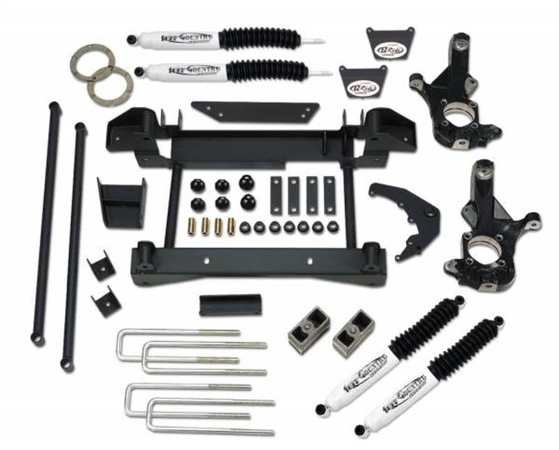 TUF Lift Kits - Tuff Country 01-06 Chevy Silverado 3500 4x4 6in Lift Kit (w/1pc Sub Frame SX8000 Shocks)