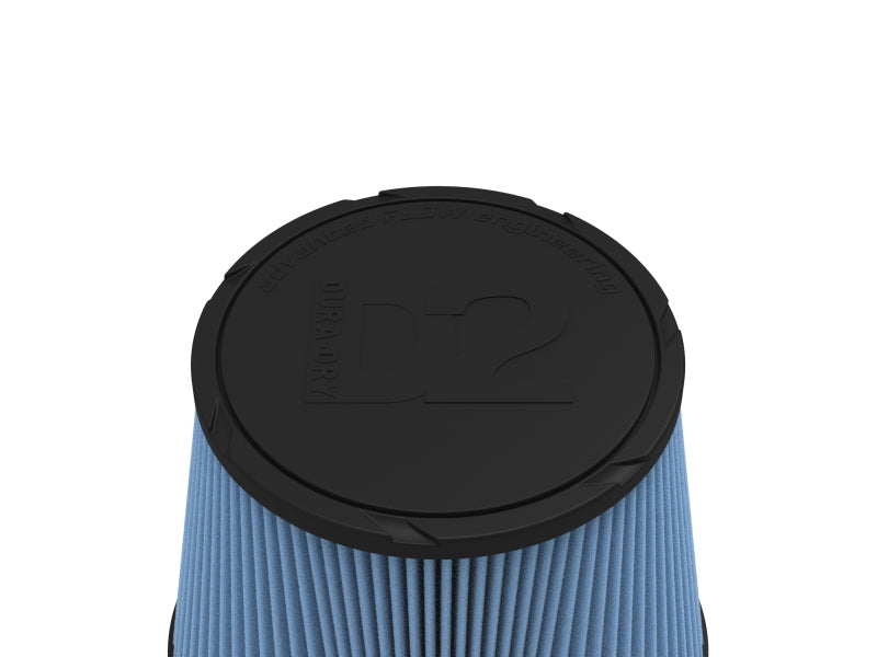AFE Universal D2 Dura Dry Air Filter - aFe Magnum FORCE Intake Replacement Air Filter w/D2 Dura-Dry Media 5-1/2inF x(10x7)inB x 7inT x 8inH