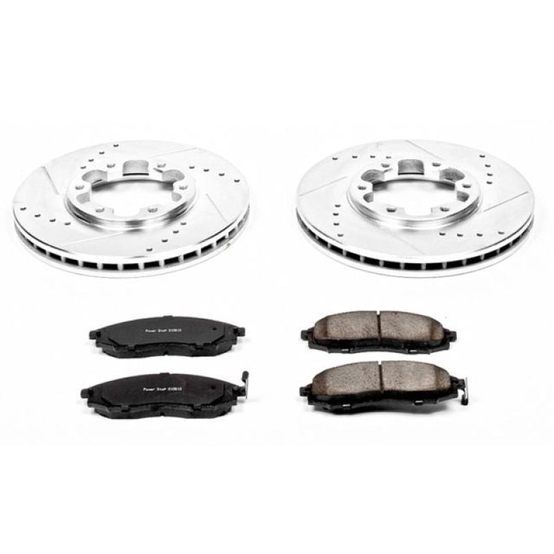 PSB Z23 Evolution Kit - Power Stop 03-04 Nissan Frontier Front Z23 Evolution Sport Brake Kit