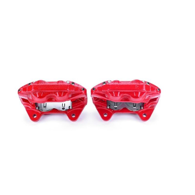 PSB Red Calipers - Power Stop 03-07 Lexus LX470 Front Red Calipers w/o Brackets - Pair