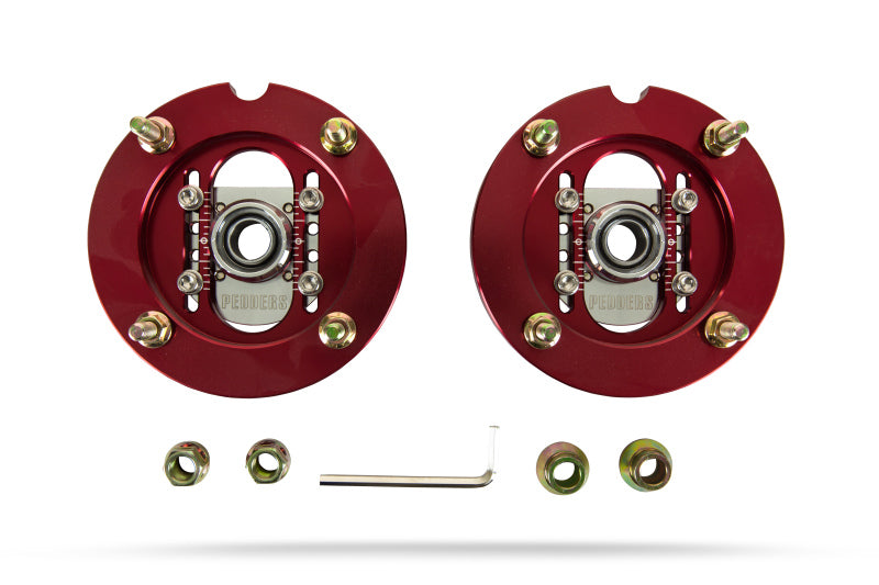 PED Adjustable Camber Plate - Pedders 05-14 Mustang Adjustable Camber Plate w/ New Upper Spring Perch (Pedders XA Coilovers ONLY)