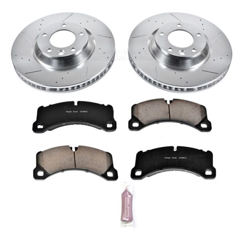 PSB Z23 Evolution Kit - Power Stop 11-18 Porsche Cayenne Front Z23 Evolution Sport Brake Kit