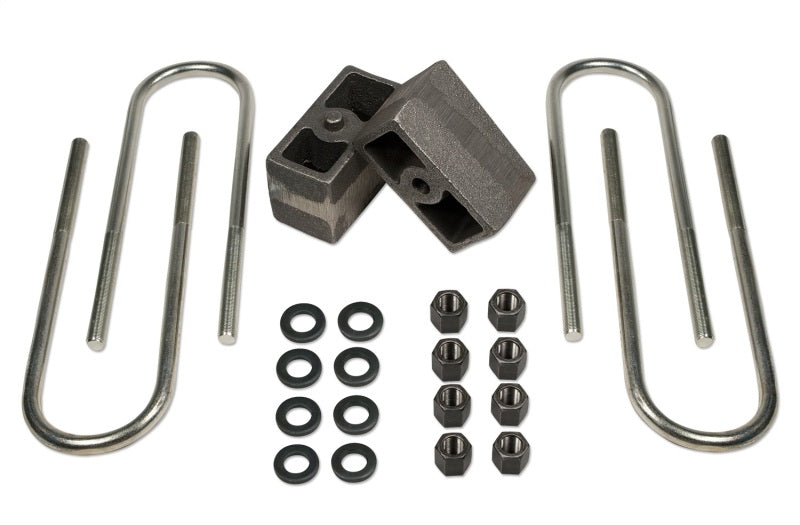 TUF Rear Block Kits - Tuff Country 73-87 Chevy Truck 3/4 Ton 4wd 3in Rear Block & U-Bolt Kit