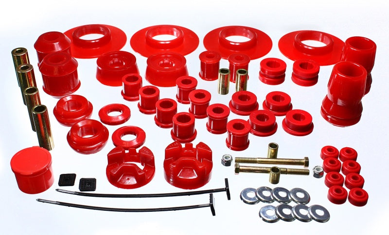 ES Hyper-Flex Sets - Red - Energy Suspension 01-05 Chrysler PT Cruiser FWD Red Hyper-flex Master Bushing Set