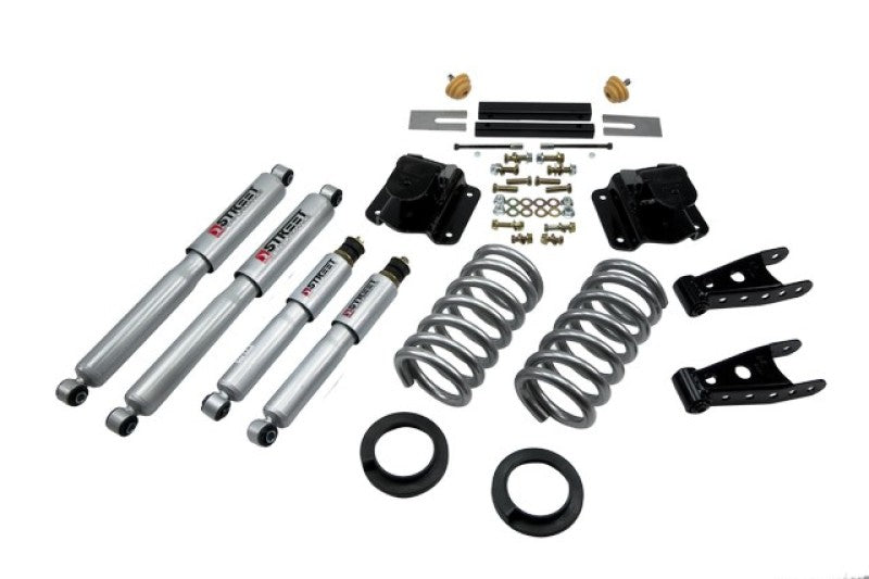 BT Lower Kit w SP Shocks - Belltech LOWERING KIT WITH SP SHOCKS