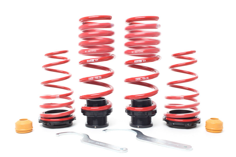 HR VTF Adj Lowering Springs - H&R 20-22 Porsche 911/992 Carrera 4/4S Cabrio/4S Coupe (AWD) VTF Adjustable Lowering Springs