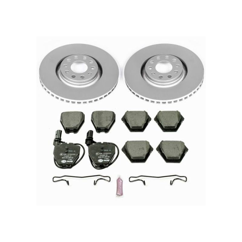 PSB Euro-Stop Kit - Power Stop 00-01 Audi A6 Quattro Front Euro-Stop Brake Kit
