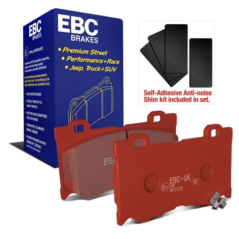 EBC Redstuff Brake Pad Sets - EBC 08-13 Infiniti FX50 5.0 Redstuff Front Brake Pads