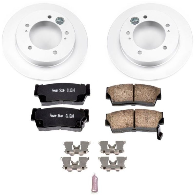 PSB Z17 Evolution Coated Kit - Power Stop 1998 Chevrolet Tracker Front Z17 Evolution Geomet Coated Brake Kit