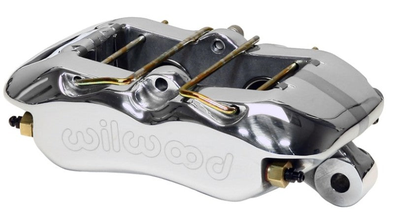 WIL Dynapro Caliper - Wilwood Caliper-Forged Dynapro 4 5.25in Mount-Polish-Universal 1.38/1.38in Pistons .81in Disc