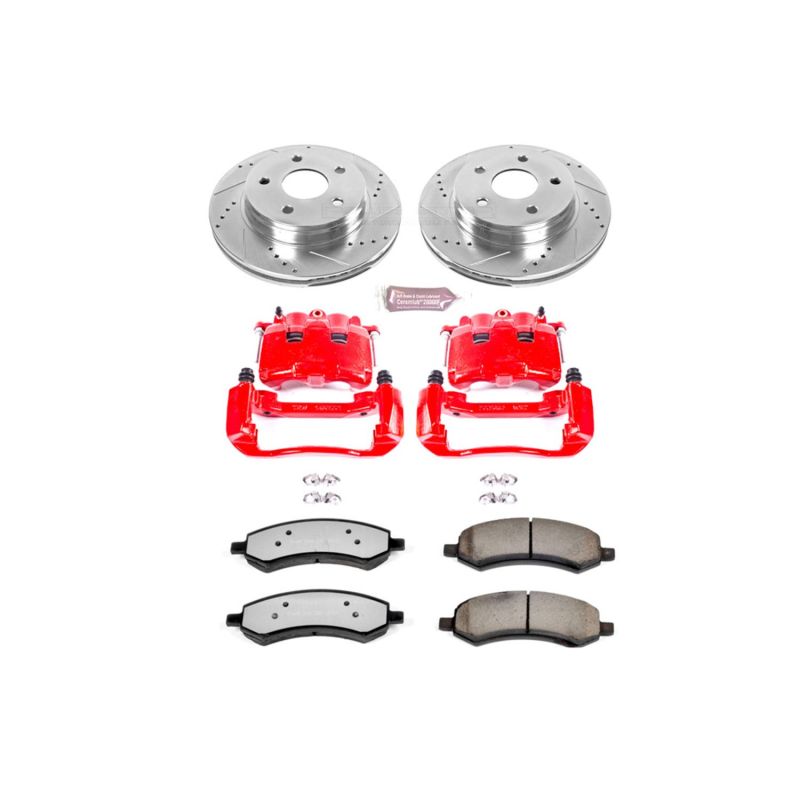 PSB Z36 Truck & Tow Kit - Power Stop 06-08 Dodge Ram 1500 Front Z36 Truck & Tow Kit w/Cals